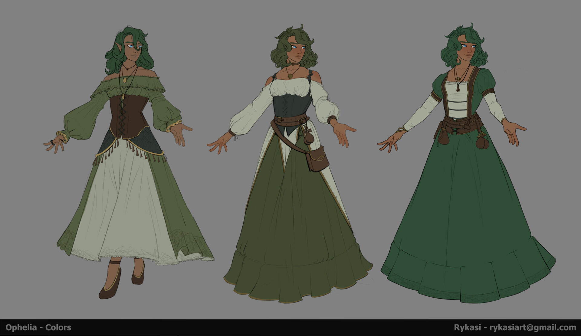 Ophelia Outfits