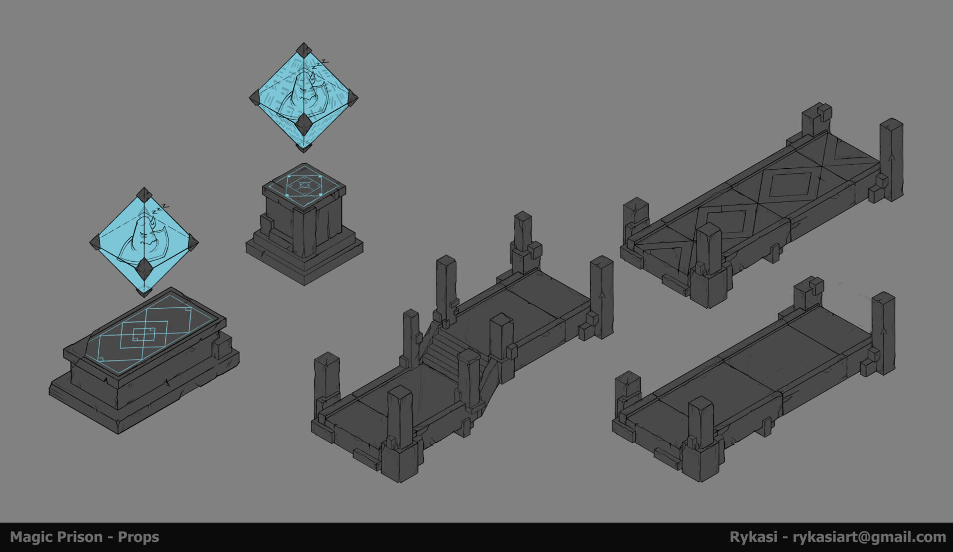 Magic Prison - Props