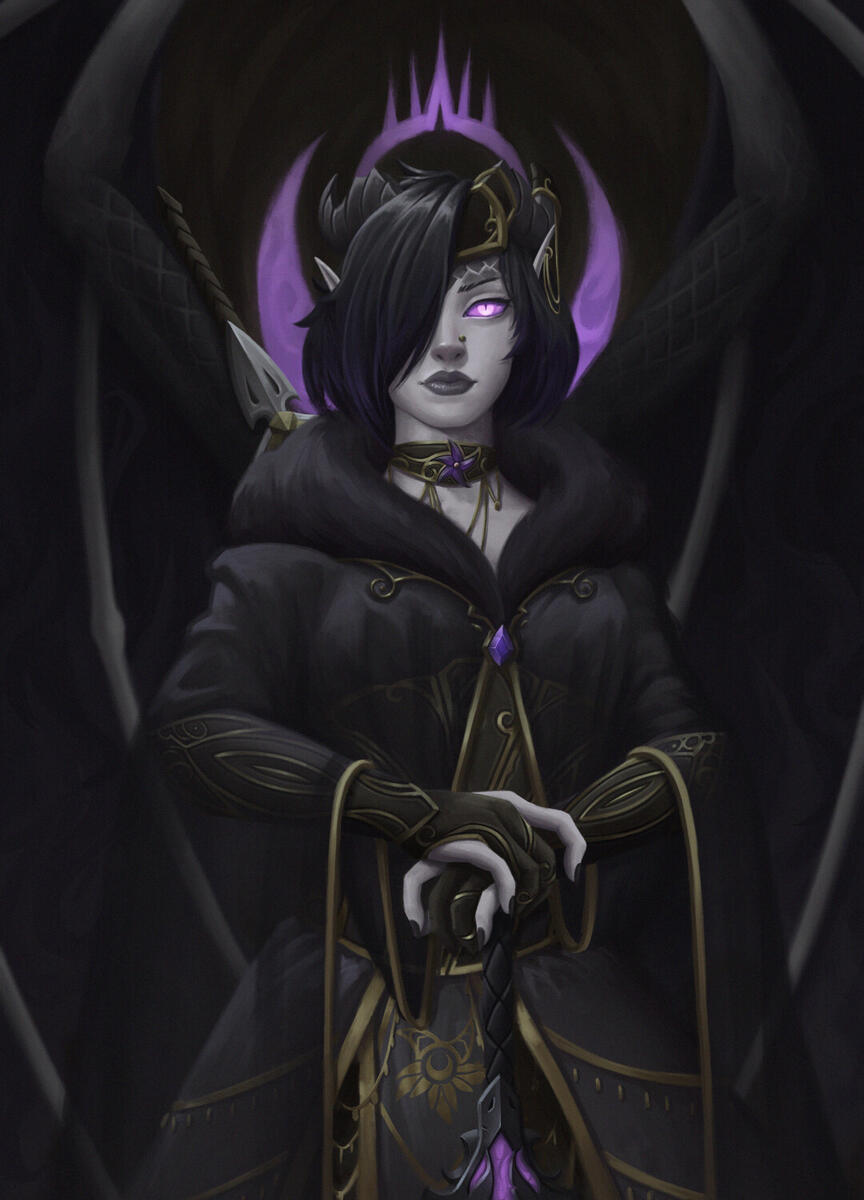 Minu, the Empire's Diplomat - Halfbody Painting