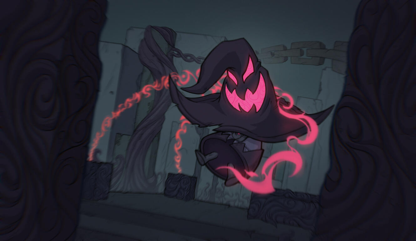 Albaron, the Magic Hat-Demon - Half Rendered Fullbody