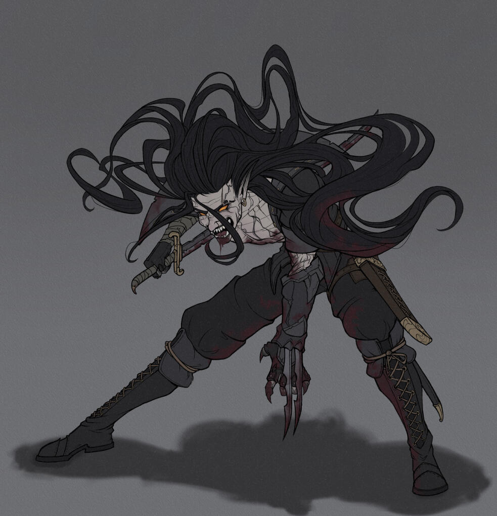 Frenzied Nox - Flat Color Fullbody