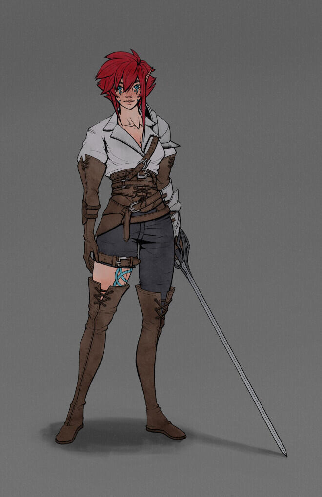 Thiramithis - Flat Color Fullbody